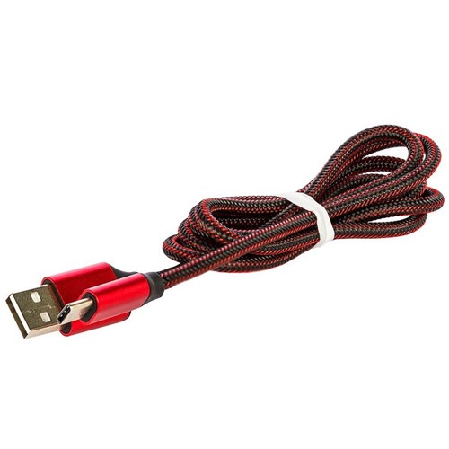 Cabo USB, Tipo C 3.1 - 1 Metro Vermelho