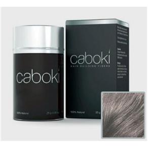Caboki - Maquiagem para Calvície / Reconstrução de Fibra Capilar (Cor Cinza/ Grisalho)