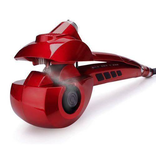 Cacheador Vapor Modelador de Cachos Steamer Curl - Bivolt Vermelho