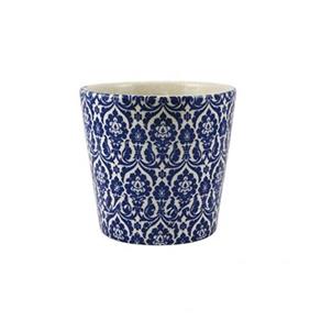 Cachepot Cerâmica Azulejo Português M - Azul Royal
