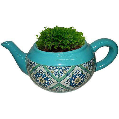 Cachepot de Cerâmica Verde Teapot Portuguese Urban