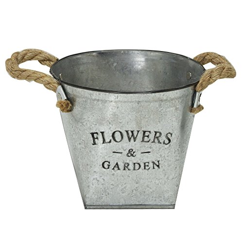Cachepot de Metal Flowers & Garden 15cm