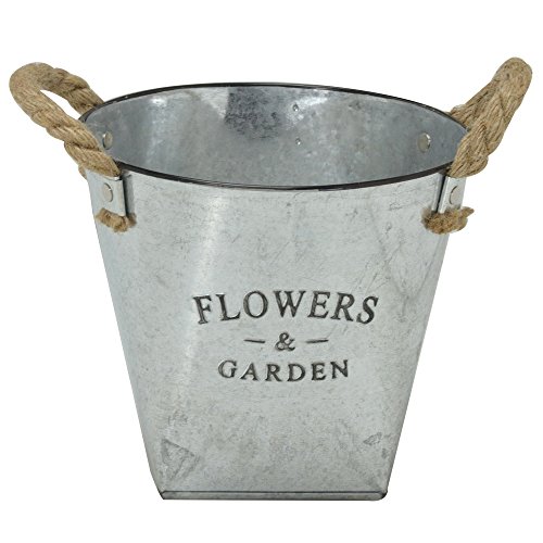 Cachepot de Metal Flowers & Garden 17cm