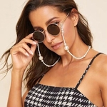 Cadeia Moda Imitação De Pearl Neck Wear Anti-skid Óculos Cadeia Acessórios Anti-loss Sunglasses Cord