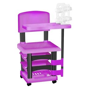 Cadeira Cirandinha Pink para Manicure com Display para Esmaltes - SANTA CLARA