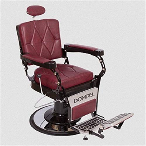 Cadeira de Barbearia - Harley Dompel - Preto/vermelho