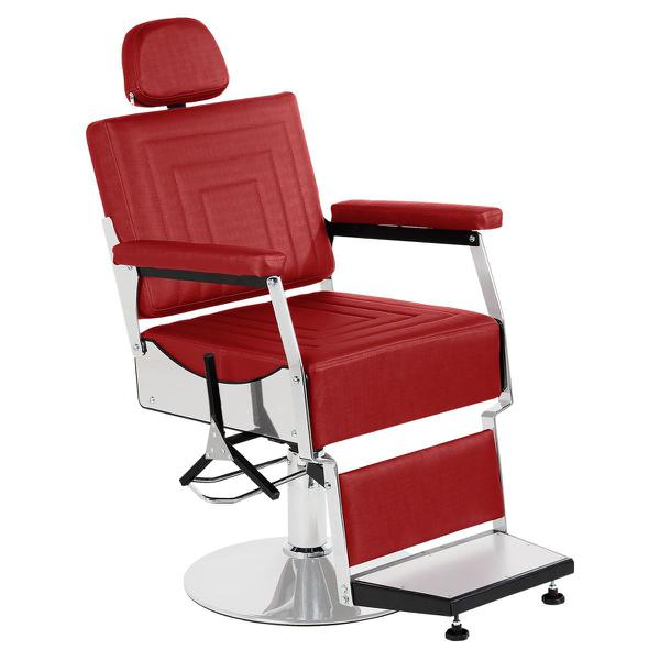 Cadeira de Barbeiro Reclinável Apolo Pé Redondo - Tera Móveis