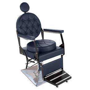 Cadeira de Barbeiro - Reclinável Ônix Pé Quadrado