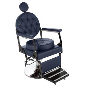 Cadeira de Barbeiro - Reclinável Ônix Pé Redondo
