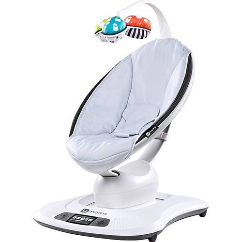 Cadeira de Descanso com Movimentos Mamaroo 3.0 Cinza Bivolt com Controle Bluetooth - 4 MOMS