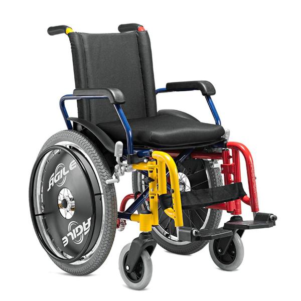 Cadeira de Rodas Agile Infantil Assento 36cm Jaguaribe