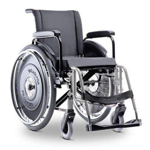 Cadeira de Rodas Avd Alumínio Pés Fixos 44cm Ortobras (Cód. 6837)