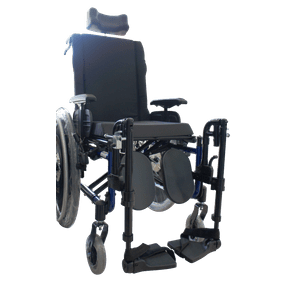 Cadeira de Rodas AVD Alumínio Reclinável 40cm Azul Glacial Ortobras (Cód. 13147)