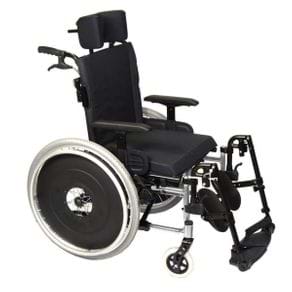 Cadeira de Rodas AVD Alumínio Reclinável 44cm Prata Ortobras (Cód. 16260)