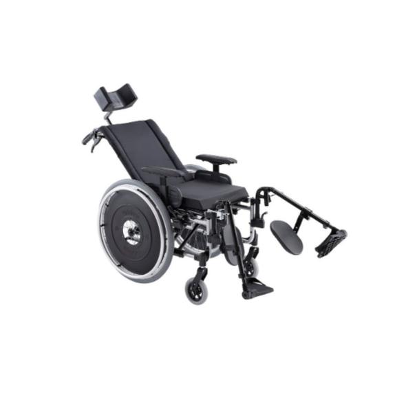 Cadeira de Rodas AVD Alumínio Reclinável - Ortobras-Preto-42