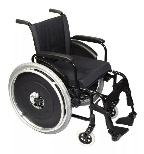 Cadeira de Rodas AVD Aluminio Vermelho - Ortobras
