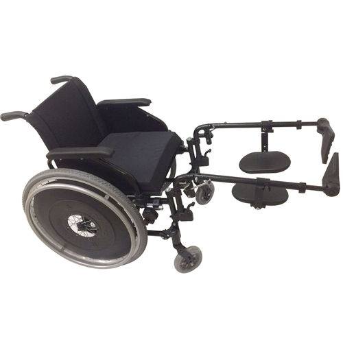 Cadeira de Rodas K2 Alumínio Pés Eleváveis 50cm Ortobras (Cód. 11442)