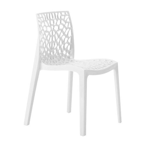 Cadeira Gruvyer - Polipropileno - Branco
