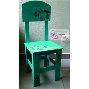 Cadeira Infantil Verde Água Mdf