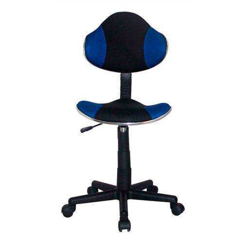 Cadeira para Escritório Anatômica - Preto/Azul - Bulk