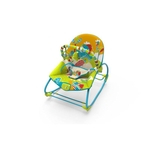 Cadeira Rocker 18Kg Elefante Color - KD Bebê - 6920 - Verde - suporta até 18Kg