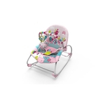 Cadeira Rocker 18Kg Girafa Pink - KD Bebê - 6921 - Rosa - suporta até 18Kg