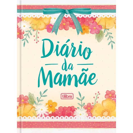 Caderno Brochura Diário da Mamãe 80 Folhas - Tilibra