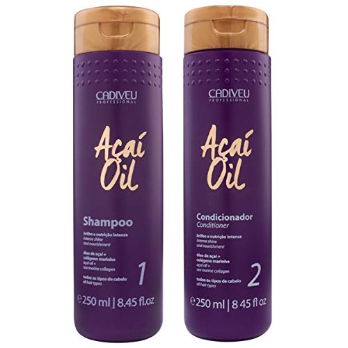 Cadiveu Açaí Oil Duo Kit Shampoo Restaurador (250ml) e Condicionador Restaurador (250ml)