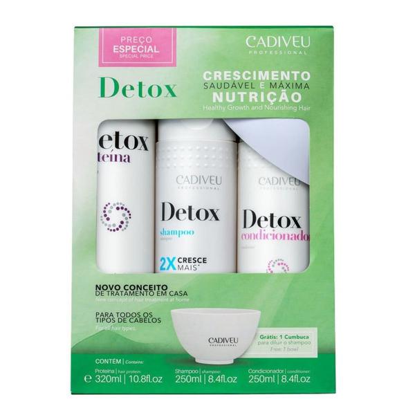 Cadiveu Detox Home Care - Kit (3 Produtos + Cumbuca)