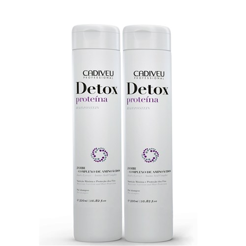Cadiveu Detox Proteína Pré Shampoo Fortalece Cabelo 2x 320ml
