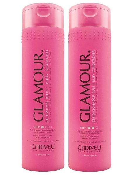 Cadiveu Glamour Duo Kit Shampoo Rubi (250ml) e Condicionador Rubi (250ml)
