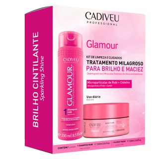 Cadiveu Glamour Kit - Shampoo + Máscara Capilar Kit