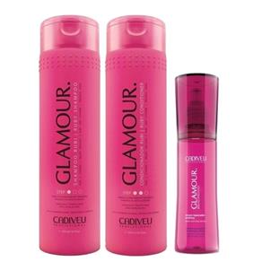 Cadiveu Glamour Kit Shampoo Rubi , Condicionador Rubi e Cristal Líquido