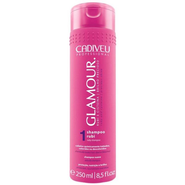 Cadiveu Glamour Shampoo Rubi 250ml - P - Cadiveu Professional