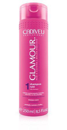 Cadiveu Glamour Shampoo Rubi 250ml - P - Cadiveu Professional