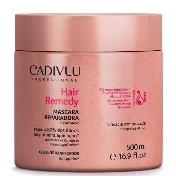 Cadiveu Hair Remedy Máscara Reparadora + Glossy Mask 2x500ml