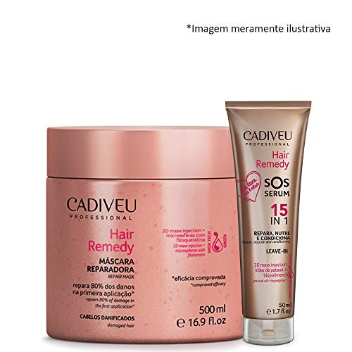 Cadiveu Hair Remedy Máscara Reparadora + Sos Serum Leave-in