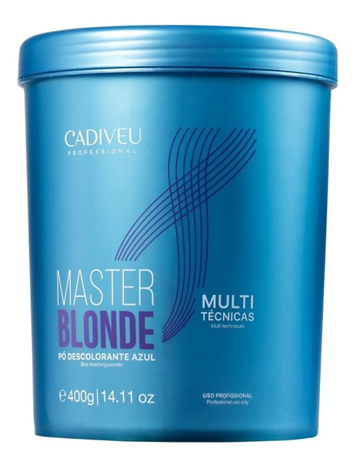 Cadiveu Master Blond Pó Descolorante Azul 400g