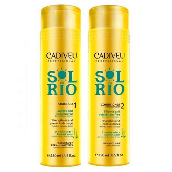 Cadiveu Sol do Rio Duo Kit Shampoo (250ml) e Condicionador (250ml)