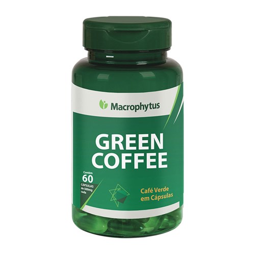 Café Verde 500Mg Green Coffee Macrophytus 60Caps