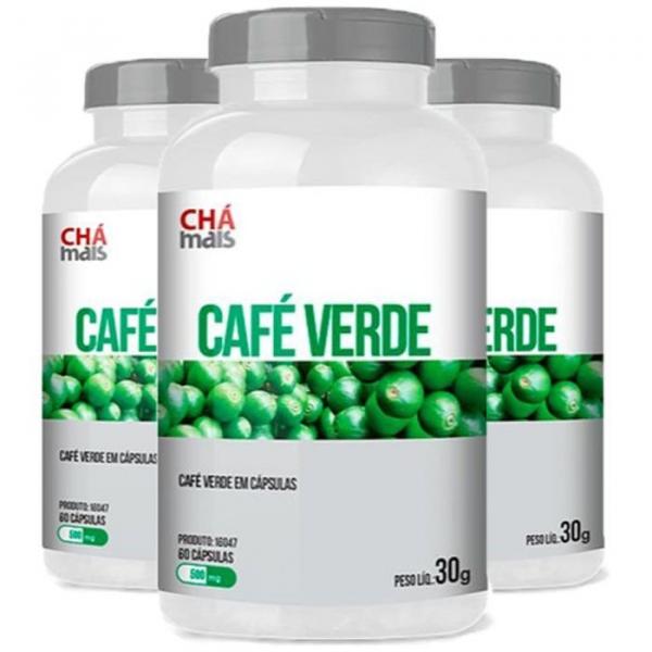 Café Verde - 3 Unidades de 60 Cápsulas - Clinic Mais