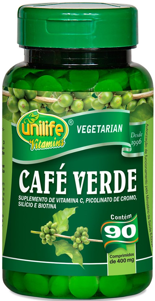 Café Verde Unilife 90 Comp 400mg