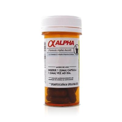 Cafeína Alpha Axcell - 30 Caps - Power Supplements