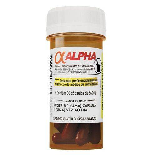 Cafeína Alpha Axcell 30 Cápsulas - Power Supplements