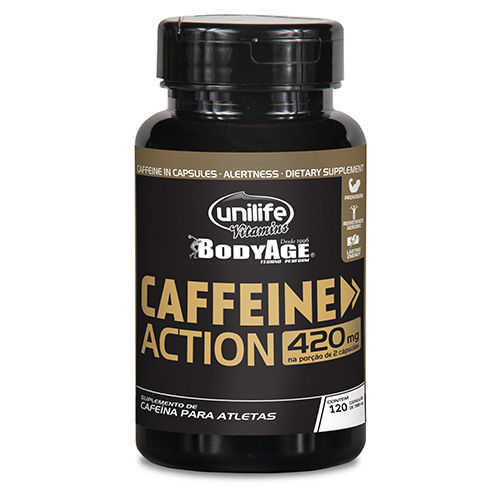Caffeine Action Cafeína - Unilife - 120 Cápsulas