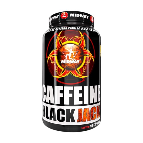 Caffeine Black Jack Midway com 90 Cápsulas