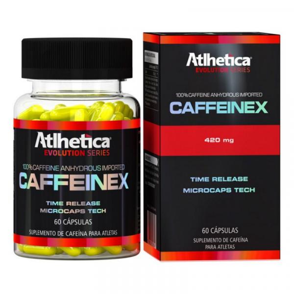 CaffeineX 420mg Cafeína - 60 Cápsulas - Atlhetica - Atlhetica Nutrition