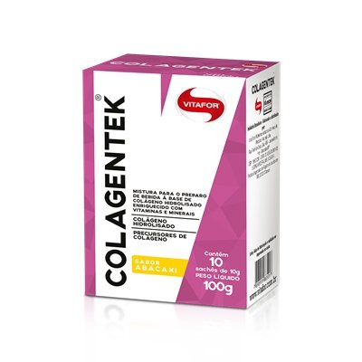 Caixa Colagentek 10 Sachês Colágeno Hidrolisado - Vitafor