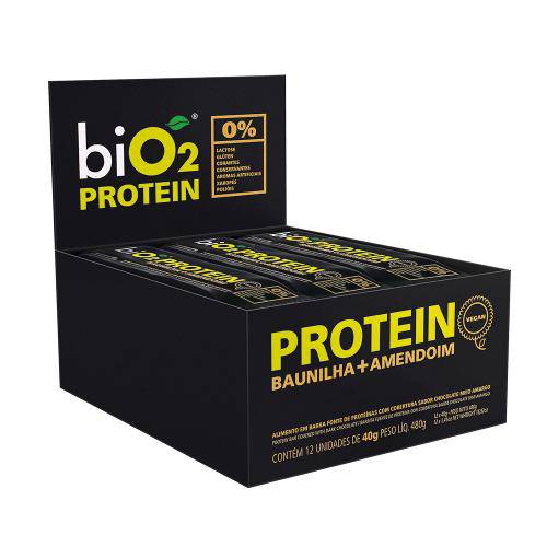 Caixa de Barrinha Protein Bio2 Baunilha 40 Gramas