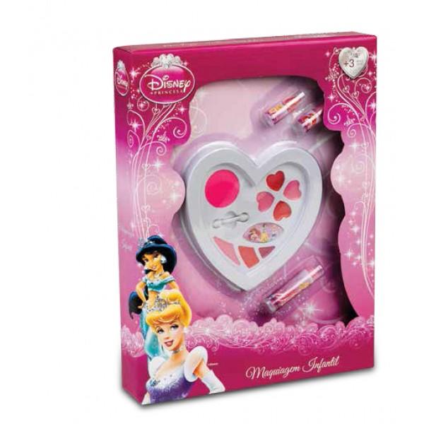 Caixa de Maquiagem Coração Princesas - Beauty Brinq